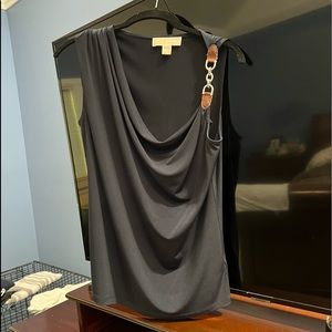 Michael by Michael Kors black tank with one leather strap. Perfect condition.